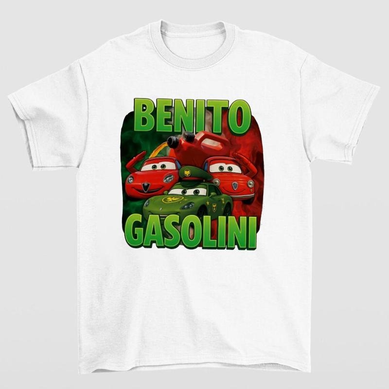 Benito Gasolini Cartoon Parody Unique Movie Lovers - Adult & Kids T-Shirts, Sweatshirts & Hoodies apparel design preview 1
