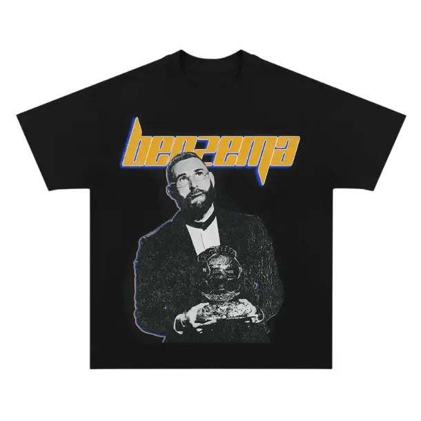 Benzema Y2k Soccer Sport Fan Cotton Comfort Menswear - Adult & Kids T-Shirts, Sweatshirts & Hoodies apparel design preview 1