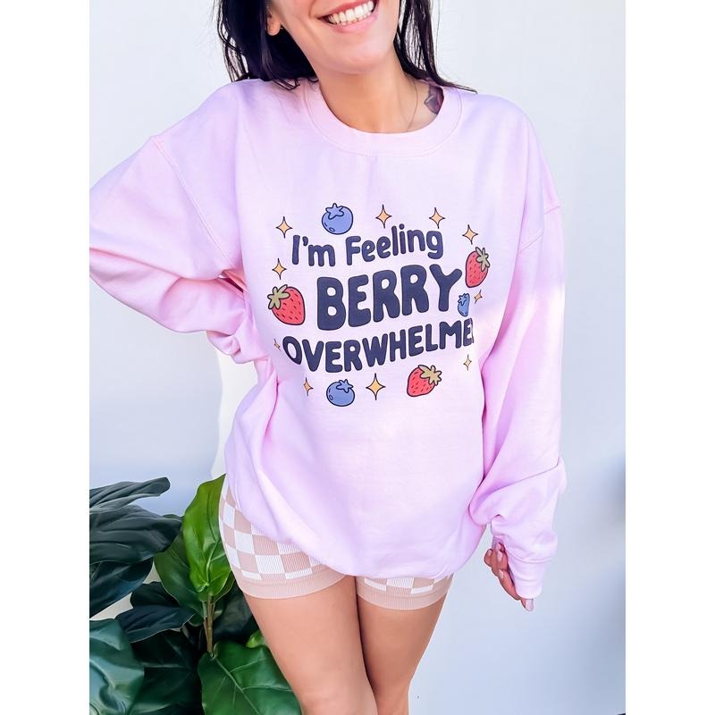 Berry Overwhelmed Top - Adult & Kids T-Shirts, Sweatshirts & Hoodies apparel design preview 1