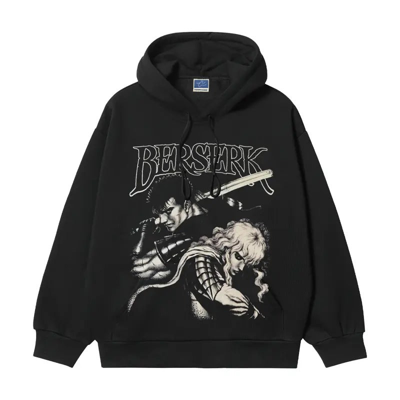 Berserk "Fated Duel" Heavyweight Vintage Cotton Blend - Adult & Kids T-Shirts, Sweatshirts & Hoodies apparel design preview 1
