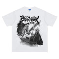 Berserk "Grudge Black Swordsman" Vintage Anime 100% - Adult & Kids T-Shirts, Sweatshirts & Hoodies apparel design preview 1