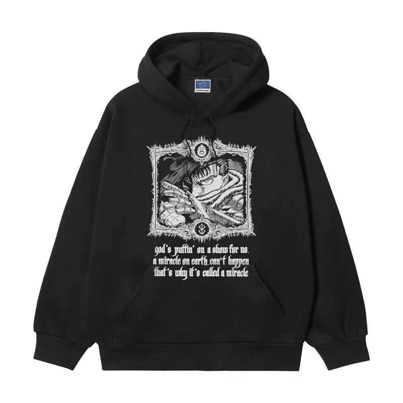 Berserk "Guts" Heavyweight Vintage Cotton Blend - Adult & Kids T-Shirts, Sweatshirts & Hoodies apparel design preview 1