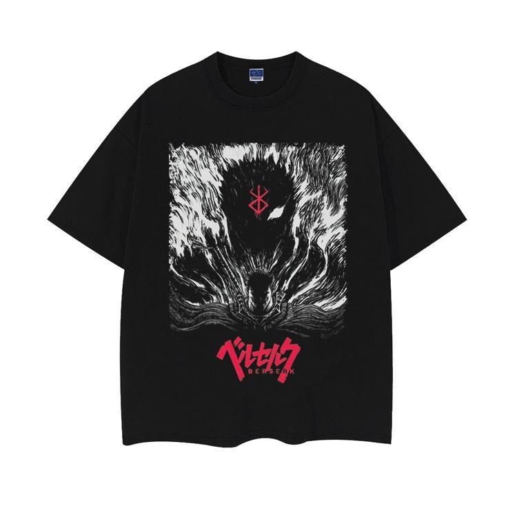 Berserk "Guts' Killing Intent" Heavyweight Vintage - Adult & Kids T-Shirts, Sweatshirts & Hoodies apparel design preview 1