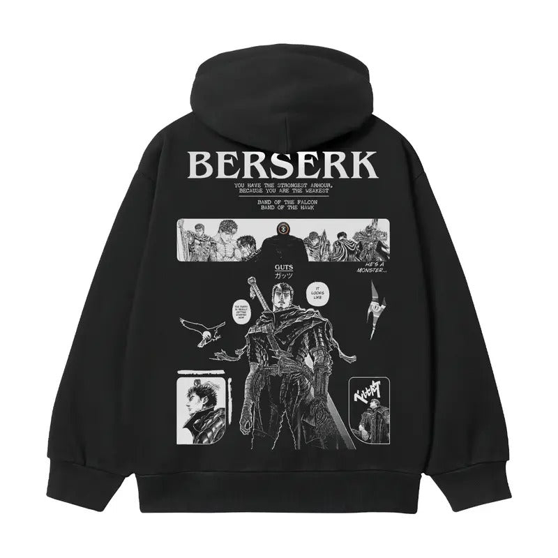 Berserk "Guts' Will" Heavyweight Vintage Cotton Blend - Adult & Kids T-Shirts, Sweatshirts & Hoodies apparel design preview 1