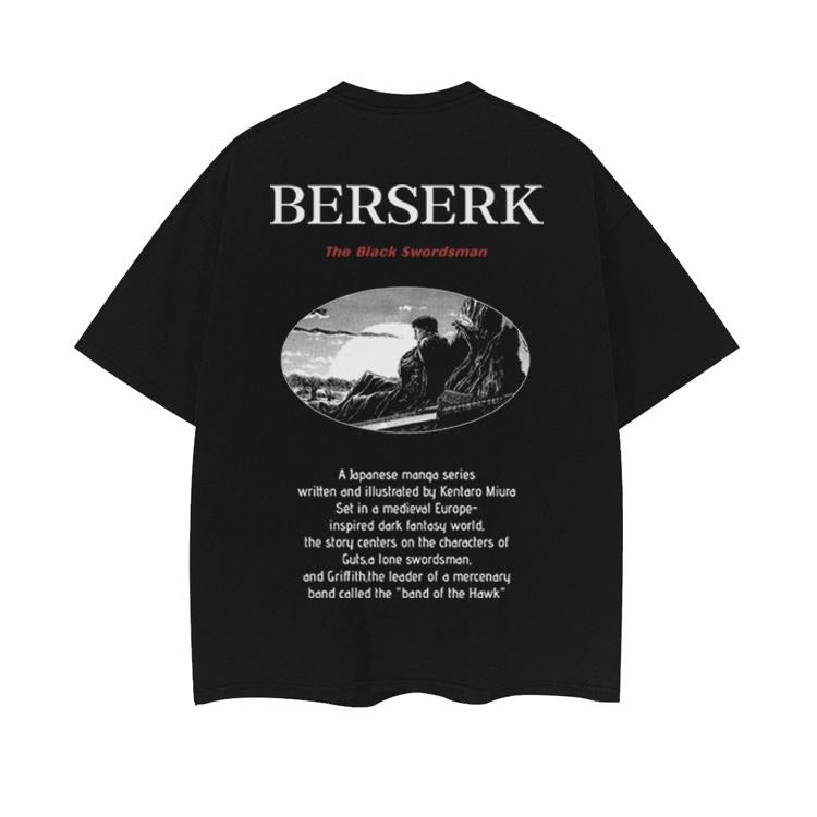 Berserk Story" Heavyweight Vintage 100% Cotton Anime - Adult & Kids T-Shirts, Sweatshirts & Hoodies apparel design preview 1
