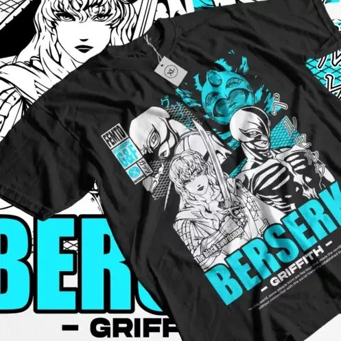 Berserk Griffith Japanese Anime Strip Guts Armour - Adult & Kids T-Shirts, Sweatshirts & Hoodies apparel design preview 1