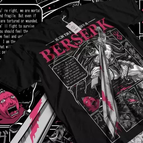Berserk Strip Guts Berserker Armour Horror Anime All - Adult & Kids T-Shirts, Sweatshirts & Hoodies apparel design preview 1