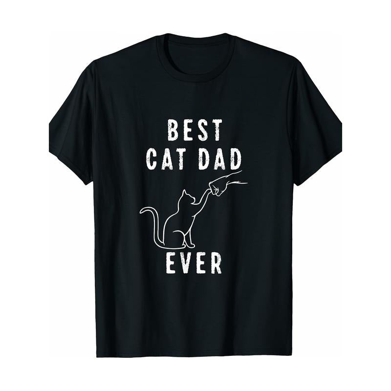 Best Cat Dad Fist Bump Paw Made USA - Adult & Kids T-Shirts, Sweatshirts & Hoodies apparel design preview 1