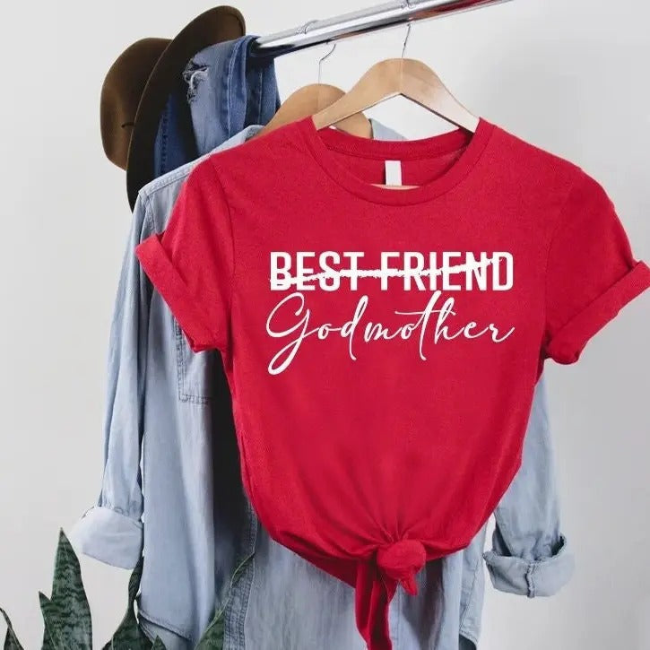 Best Friend Godmother T Shirtmothers Day Asking - Adult & Kids T-Shirts, Sweatshirts & Hoodies apparel design preview 1