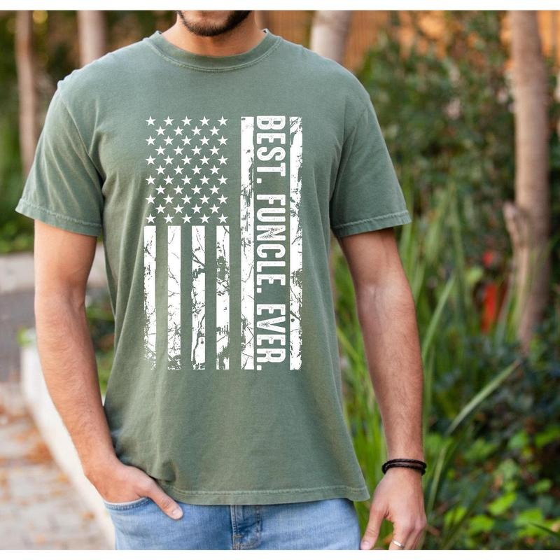 Best Funcle Ever Custom Personalized Uncle Patriotic - Adult & Kids T-Shirts, Sweatshirts & Hoodies apparel design preview 1