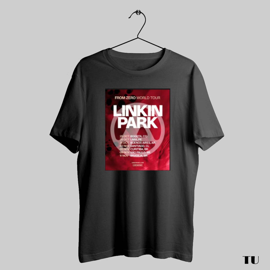 Best Linkin Park From Zero World Tour 2025 Dates List - Adult & Kids T-Shirts, Sweatshirts & Hoodies apparel design preview 1