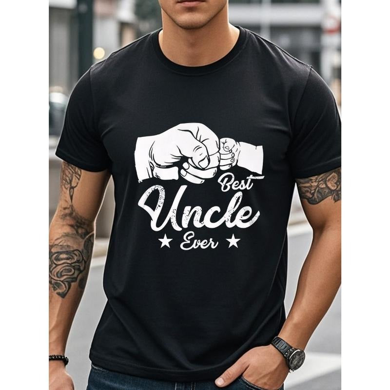 [Best Uncle Ever 100% Cotton Crew Neck Soft Gym - Adult & Kids T-Shirts, Sweatshirts & Hoodies apparel design preview 1