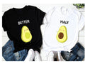 Better Half Avocado Matching Couples Cute Valentine - Adult & Kids T-Shirts, Sweatshirts & Hoodies apparel design preview 1