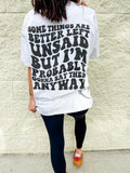 Better Left Unsaid - Adult & Kids T-Shirts, Sweatshirts & Hoodies apparel design preview 1