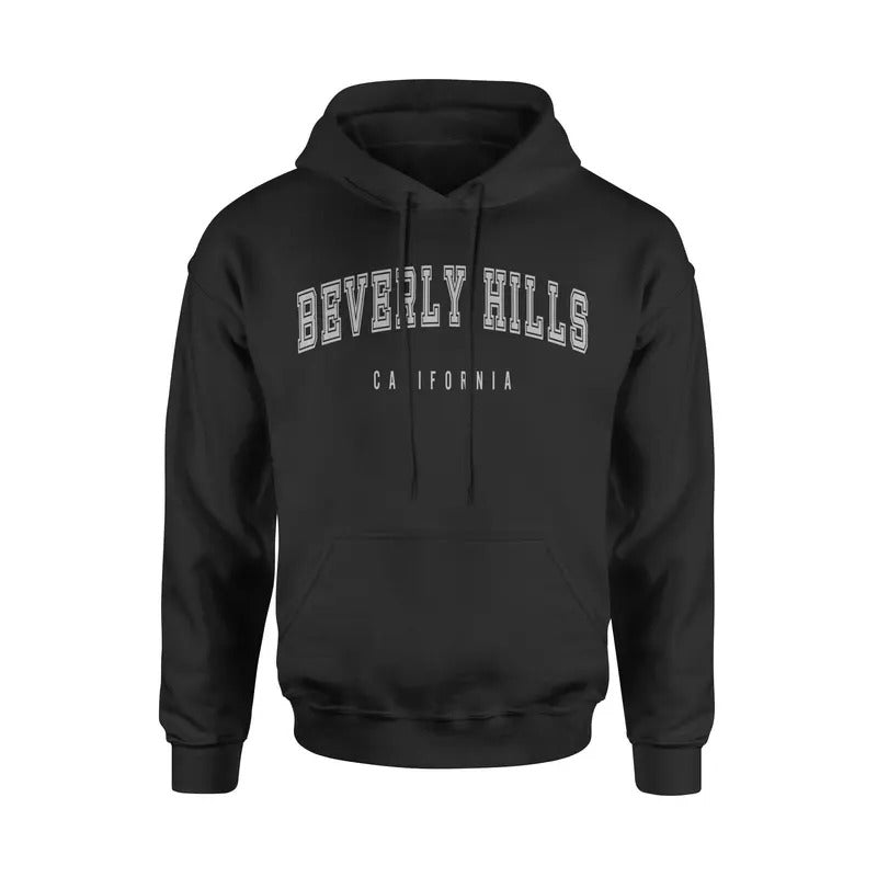 Beverly Hills California Classic Cotton Fabric Pocket - Adult & Kids T-Shirts, Sweatshirts & Hoodies apparel design preview 1