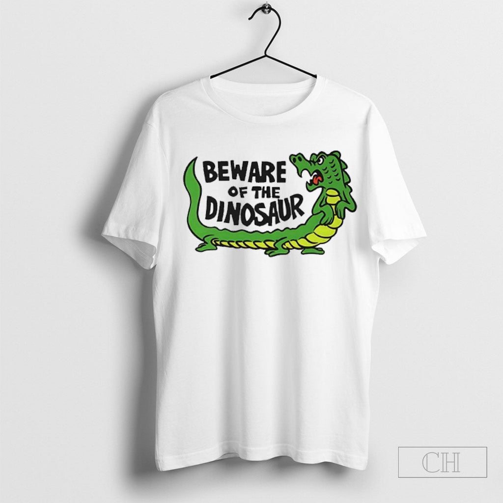 Beware Of The Dinosaur - Adult & Kids T-Shirts, Sweatshirts & Hoodies apparel design preview 1