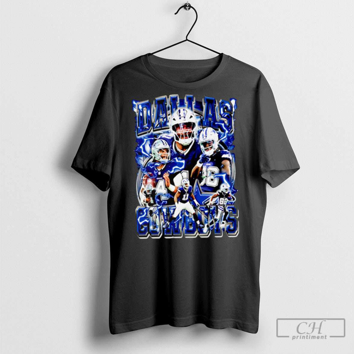 Big 3 Dallas Cowboys Graphic - Adult & Kids T-Shirts, Sweatshirts & Hoodies apparel design preview 1