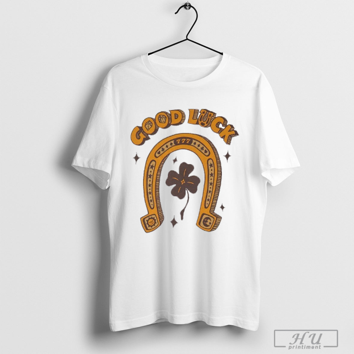 Big Bud Press Good Luck Horseshoe - Adult & Kids T-Shirts, Sweatshirts & Hoodies apparel design preview 1