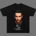 Big Face Ronaldo Vintage Soccer Menswear Womenswear - Adult & Kids T-Shirts, Sweatshirts & Hoodies apparel design preview 1