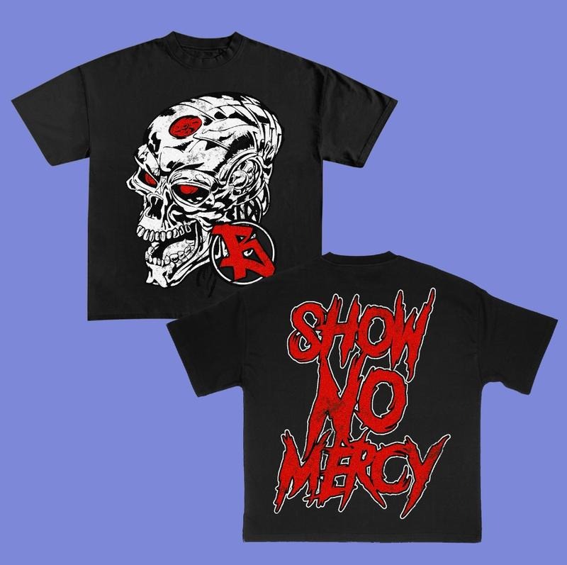 Big Face Show No Mercy Hip Hop Streetwear Y2k - Adult & Kids T-Shirts, Sweatshirts & Hoodies apparel design preview 1