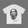 Big Head RONALDINHO YOUNG Vintage Soccer Menswear - Adult & Kids T-Shirts, Sweatshirts & Hoodies apparel design preview 1