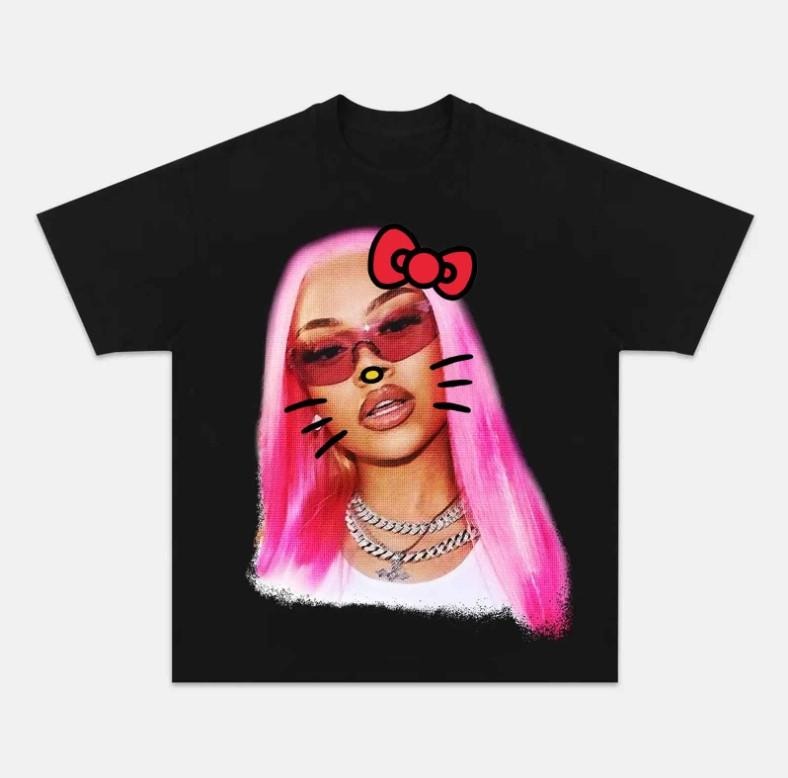 Big Latto Kitty Face Hip Hop Lovers Fans - Adult & Kids T-Shirts, Sweatshirts & Hoodies apparel design preview 1