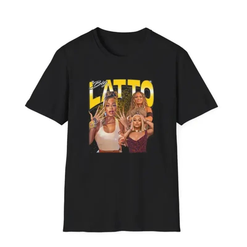 Big Latto Softstyle Rapper Tour Concert Music - Adult & Kids T-Shirts, Sweatshirts & Hoodies apparel design preview 1