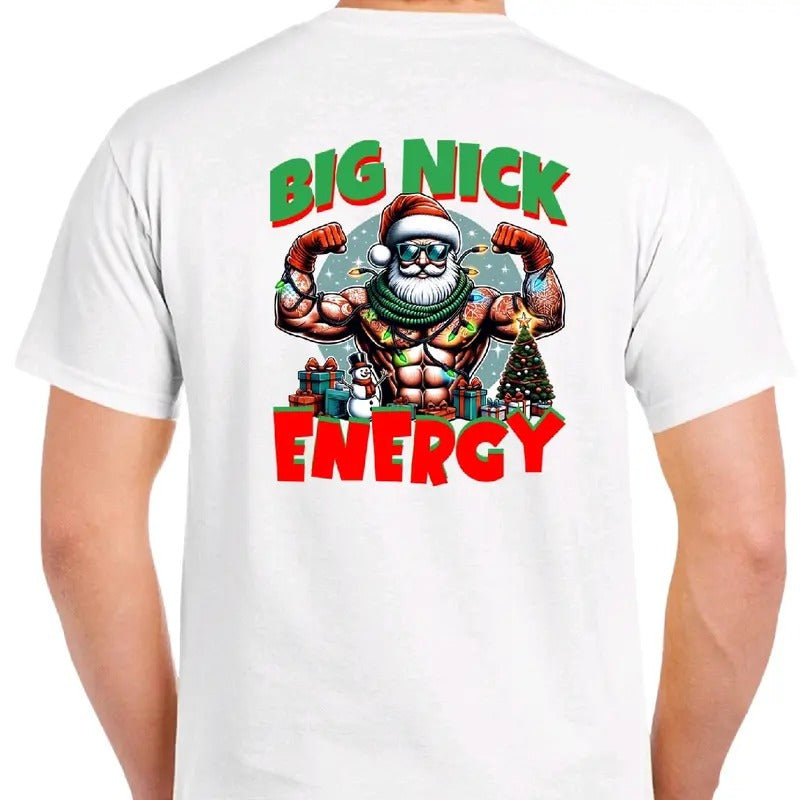 Big Nick Energy Cotton Funny - Adult & Kids T-Shirts, Sweatshirts & Hoodies apparel design preview 1