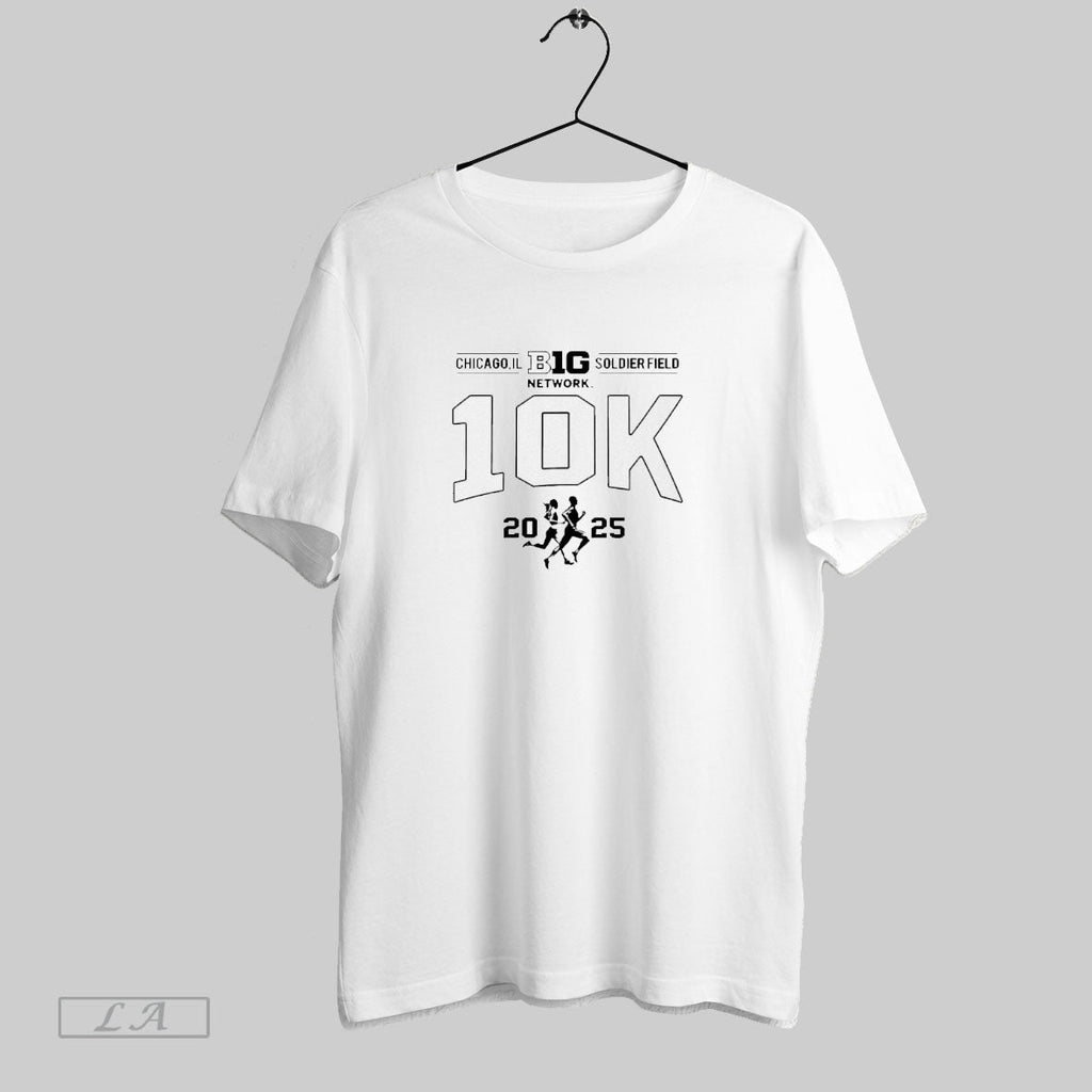 Big Ten Network 10k Chicago Soldier Field 2025 - Adult & Kids T-Shirts, Sweatshirts & Hoodies apparel design preview 1