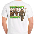 Bigfoot Grabbed My Weiner Cotton Menswear Top Casual - Adult & Kids T-Shirts, Sweatshirts & Hoodies apparel design preview 1