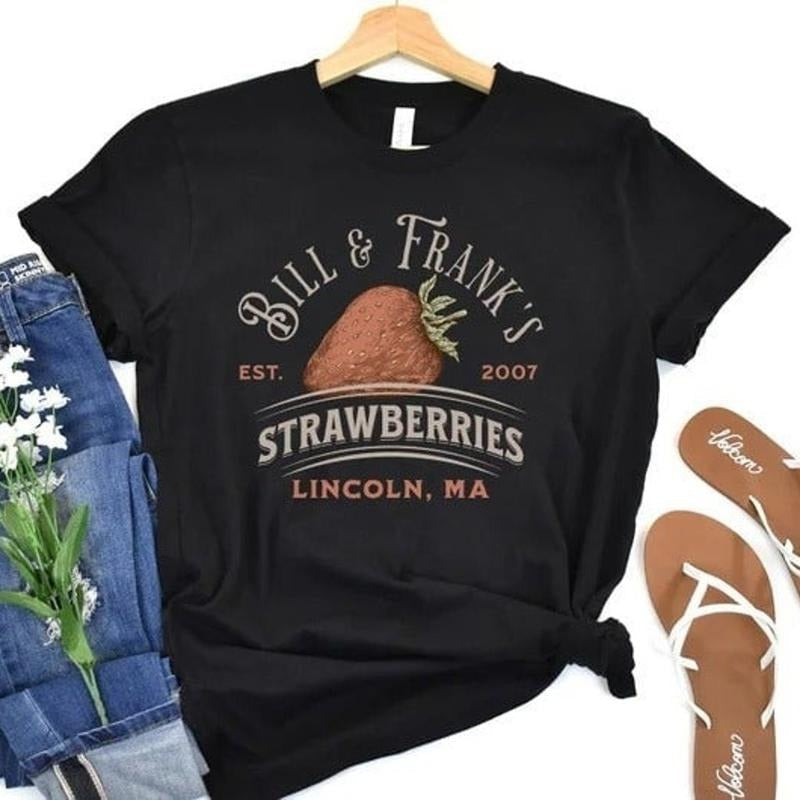 Bill Frank Strawberry TLOU Strawberries Last Us - Adult & Kids T-Shirts, Sweatshirts & Hoodies apparel design preview 1