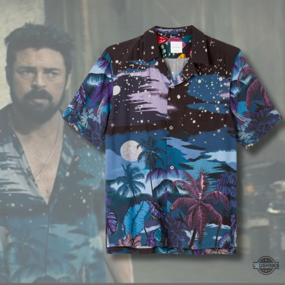 Billy Butcher The Boys Hawaiian Nightime Beach Aloha - Adult & Kids T-Shirts, Sweatshirts & Hoodies apparel design preview 1
