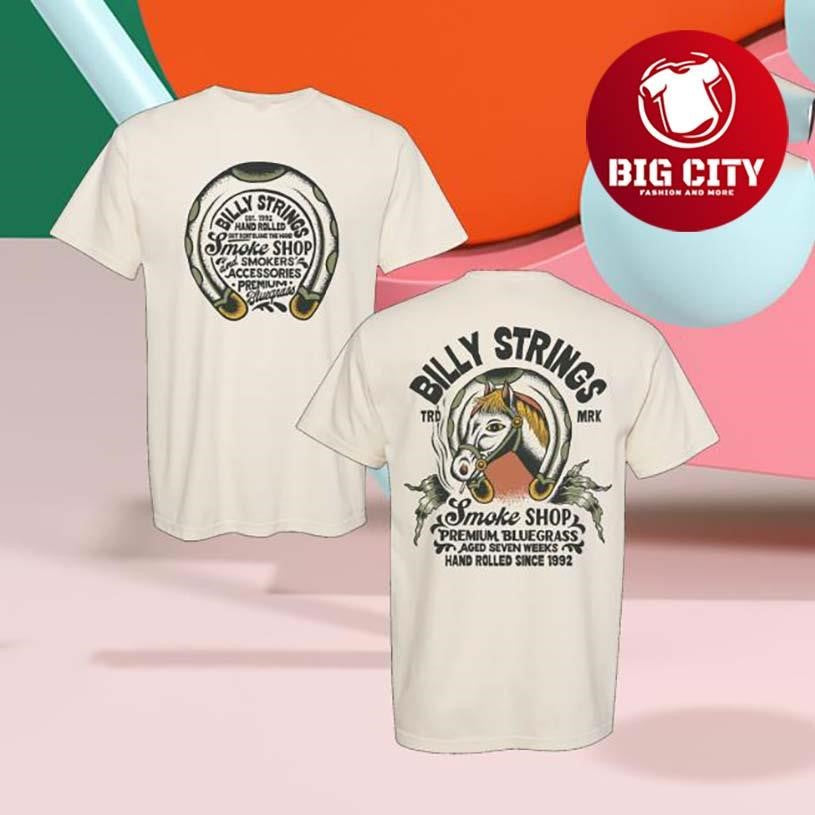 Billy Strings Smoke Shop Two SIded - Adult & Kids T-Shirts, Sweatshirts & Hoodies apparel design preview 1
