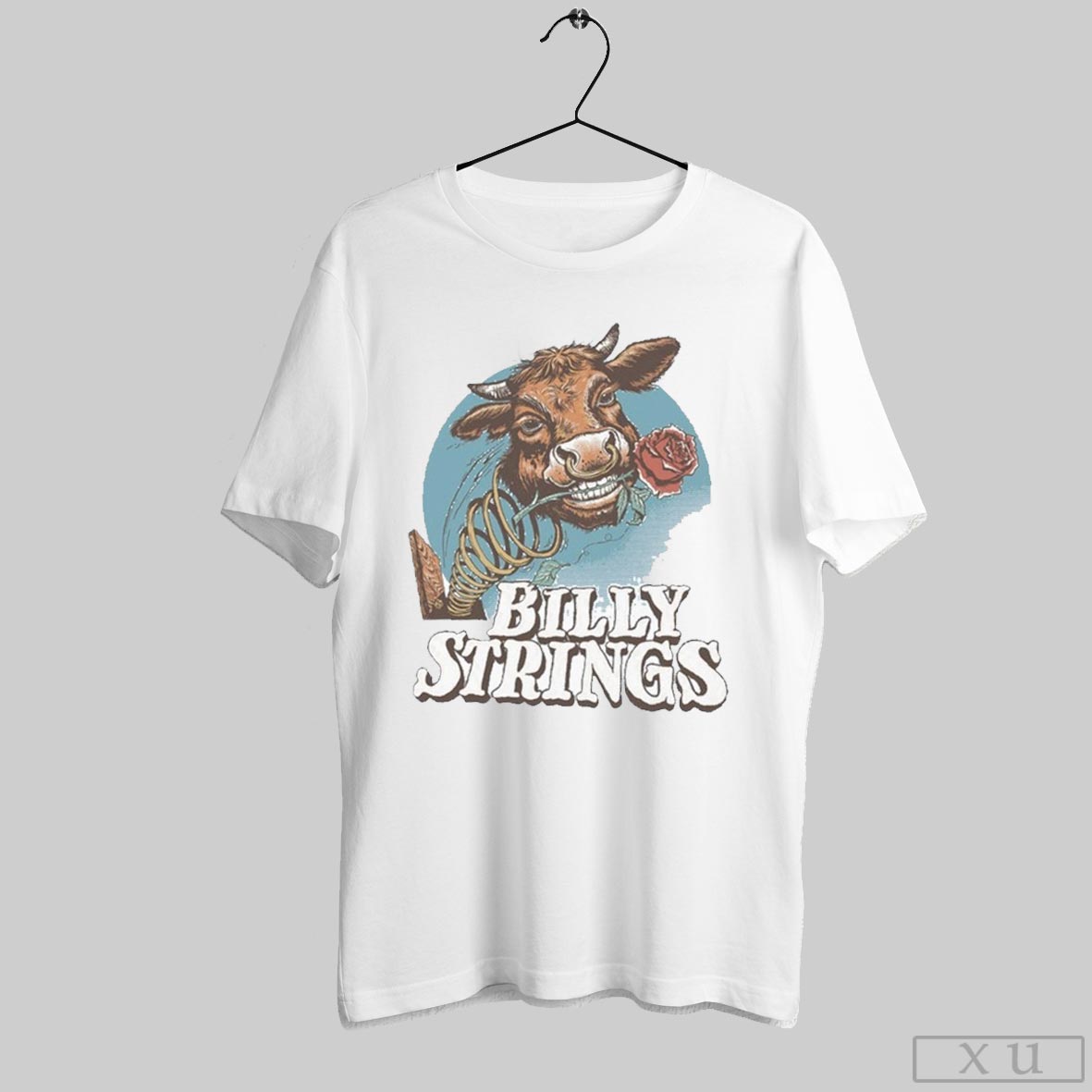 Billy Strings Summer Tour 2025 Cow Rose - Adult & Kids T-Shirts, Sweatshirts & Hoodies apparel design preview 1