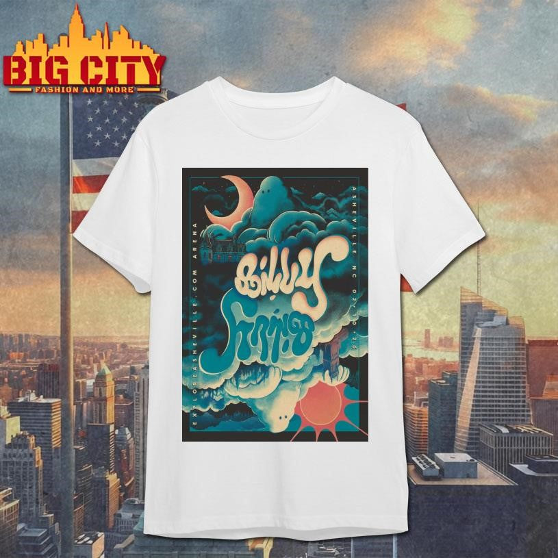 Billy Strings Tour Asheville NC On Feb 10 2026 Poster - Adult & Kids T-Shirts, Sweatshirts & Hoodies apparel design preview 1