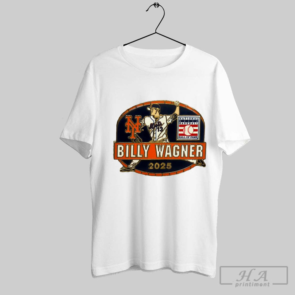 Billy Wagner New York Mets Hall Of Fame Class 2025 - Adult & Kids T-Shirts, Sweatshirts & Hoodies apparel design preview 1