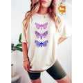 Bisexual Butterflies Subtle Discreet Bi Pride Queer - Adult & Kids T-Shirts, Sweatshirts & Hoodies apparel design preview 1