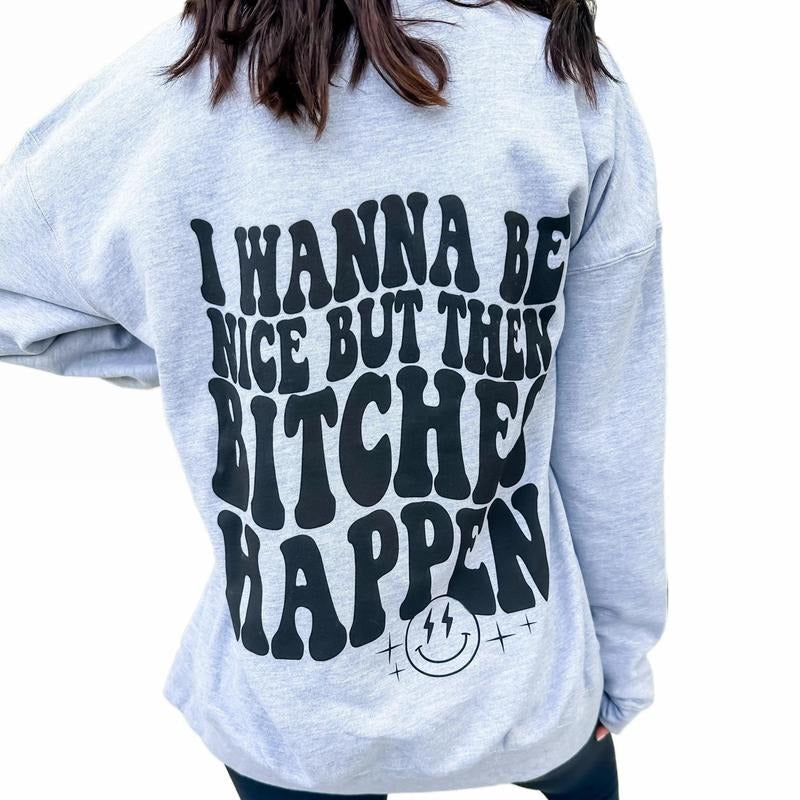 Bitches Happen - Adult & Kids T-Shirts, Sweatshirts & Hoodies apparel design preview 1