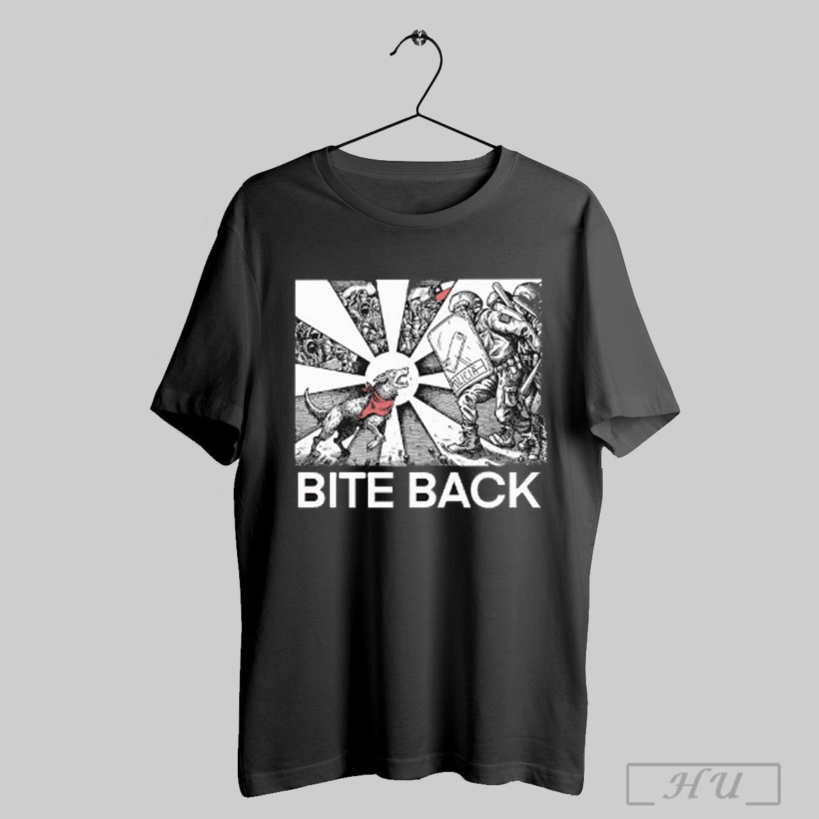 Bite Back Polica Dog - Adult & Kids T-Shirts, Sweatshirts & Hoodies apparel design preview 1