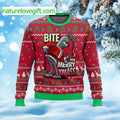 Bite My Merry XmASS Ugly Christmas Sweater - Holiday Gift product image