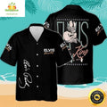Elvis Presley Hawaiian Black Aloha Rock And Roll King - Adult & Kids T-Shirts, Sweatshirts & Hoodies apparel design preview 1