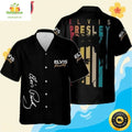Elvis Presley Hawaiian Black Aloha Gift for Rock Fans - Adult & Kids T-Shirts, Sweatshirts & Hoodies apparel design preview 1