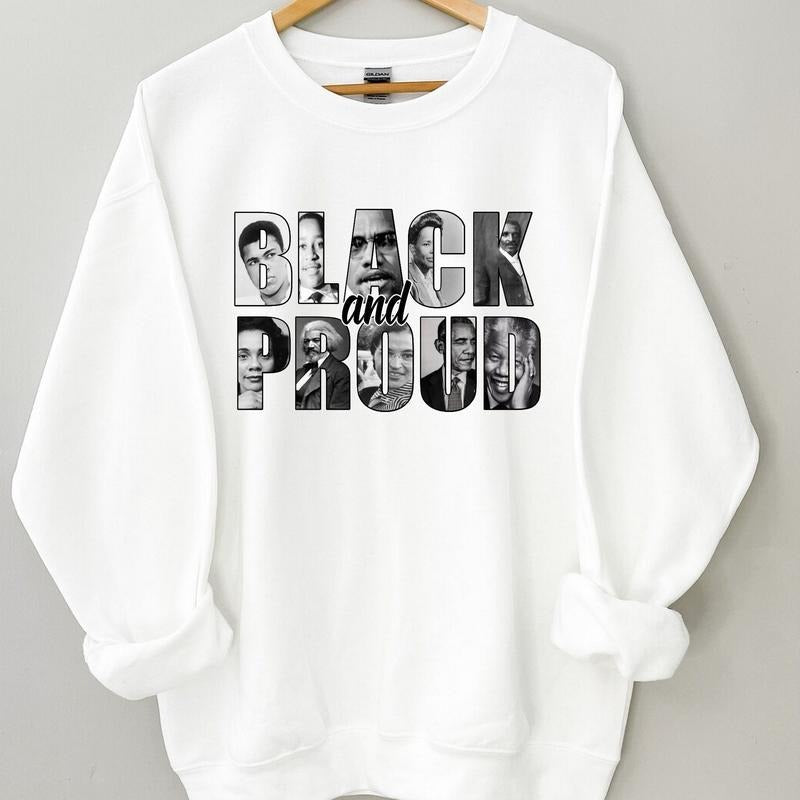 Black Proud History Month Melanin - Adult & Kids T-Shirts, Sweatshirts & Hoodies apparel design preview 1