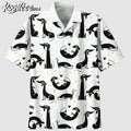 Black And White Dachshund Hawaiian - Adult & Kids T-Shirts, Sweatshirts & Hoodies apparel design preview 1