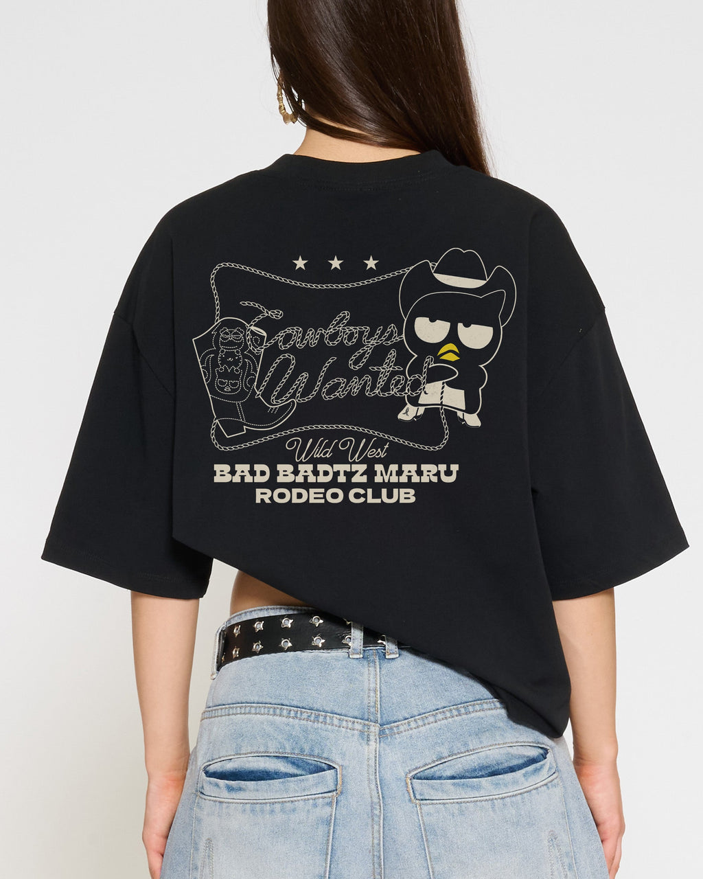 Bad Badtz-Maru Rodeo Club Oversized - Adult & Kids T-Shirts, Sweatshirts & Hoodies apparel design preview 1