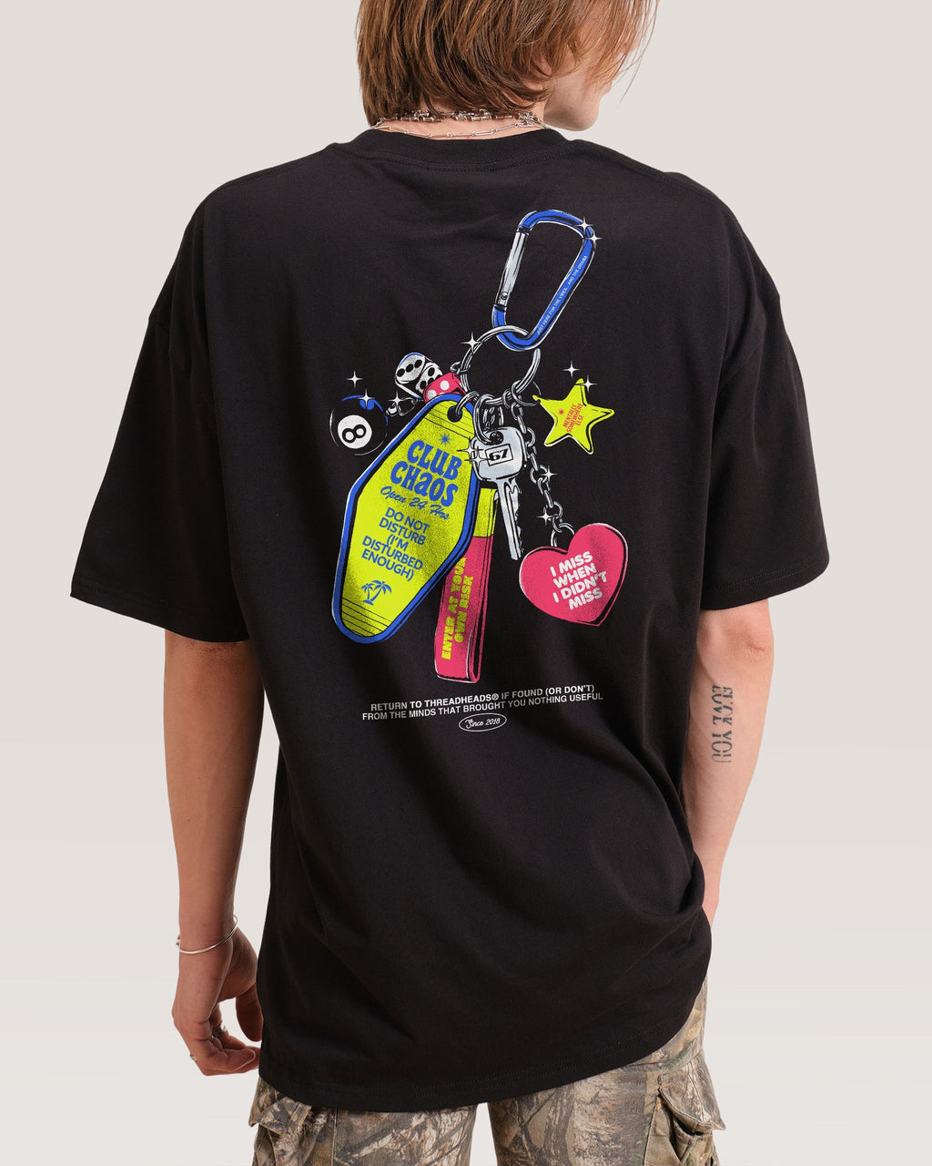 Club Chaos Key Chain - Adult & Kids T-Shirts, Sweatshirts & Hoodies apparel design preview 1