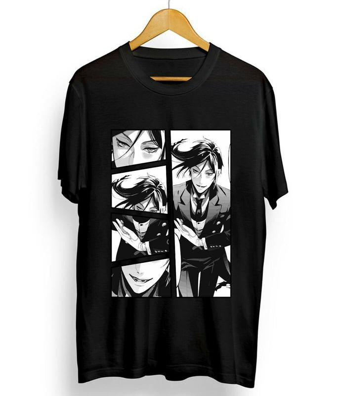 Black Butler S 4XL Sebastian Kuroshitsuji Toboso Yana - Adult & Kids T-Shirts, Sweatshirts & Hoodies apparel design preview 1