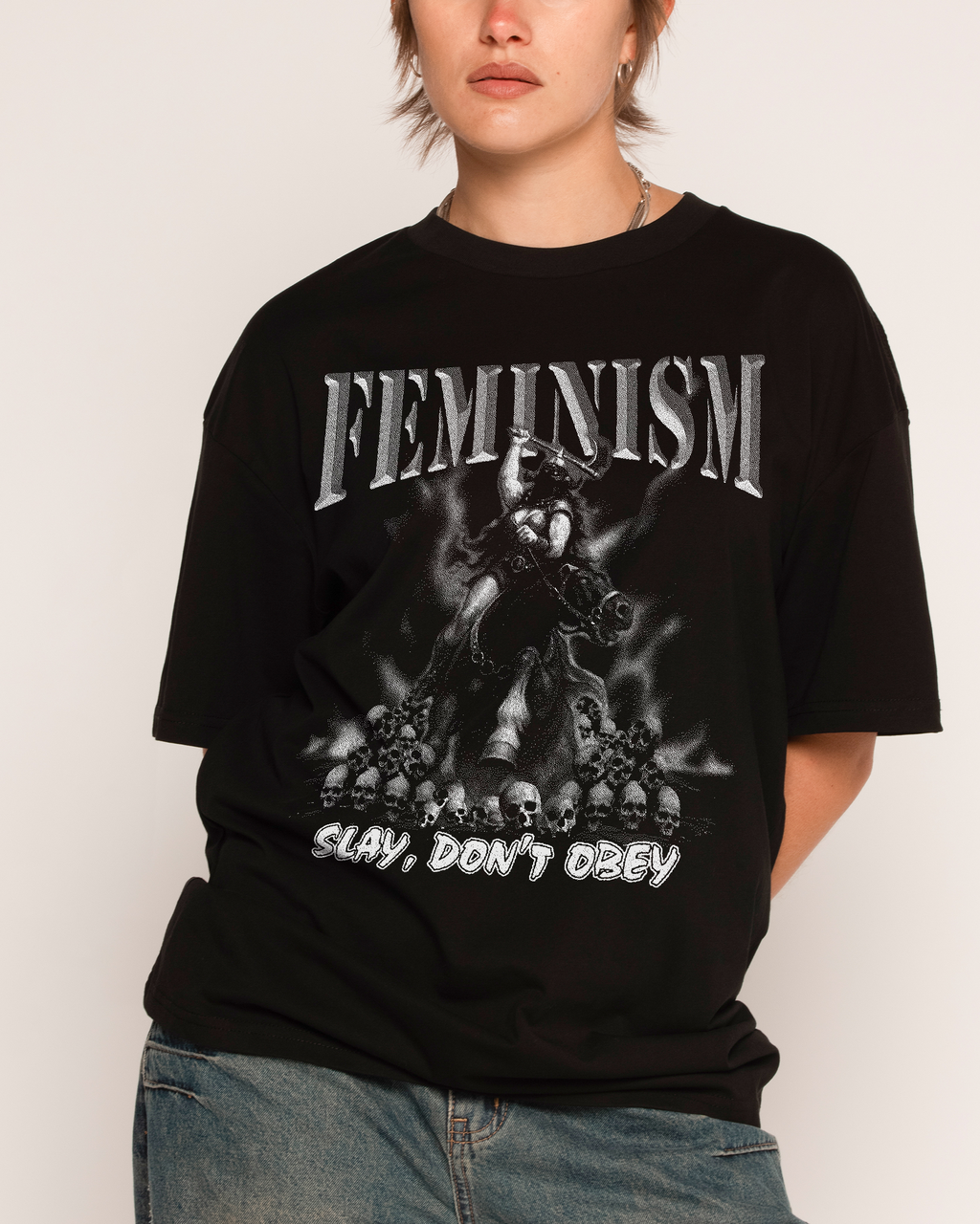 Feminist Raider - Adult & Kids T-Shirts, Sweatshirts & Hoodies apparel design preview 1