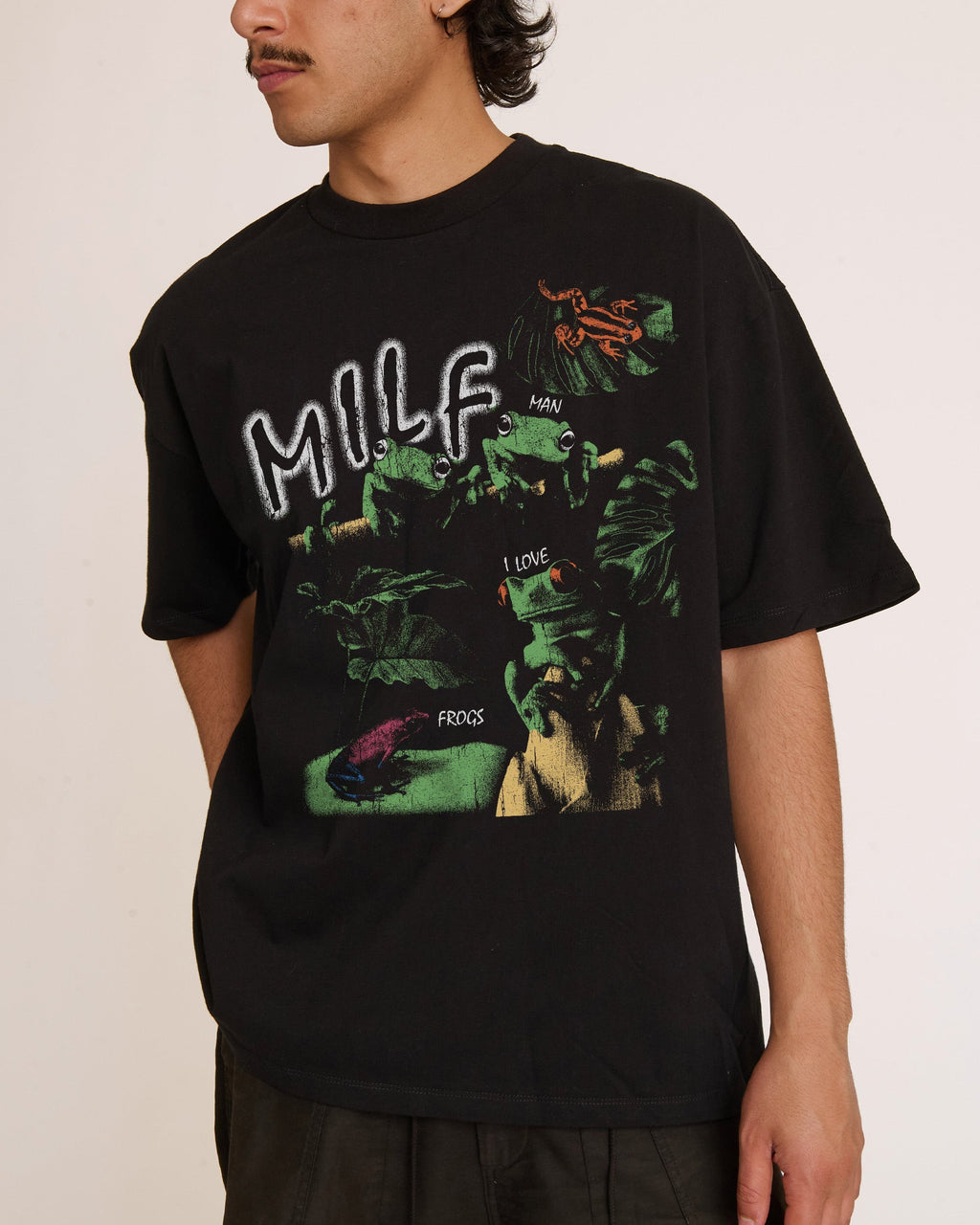 Man I Love Frogs Jungle Edition - Adult & Kids T-Shirts, Sweatshirts & Hoodies apparel design preview 1