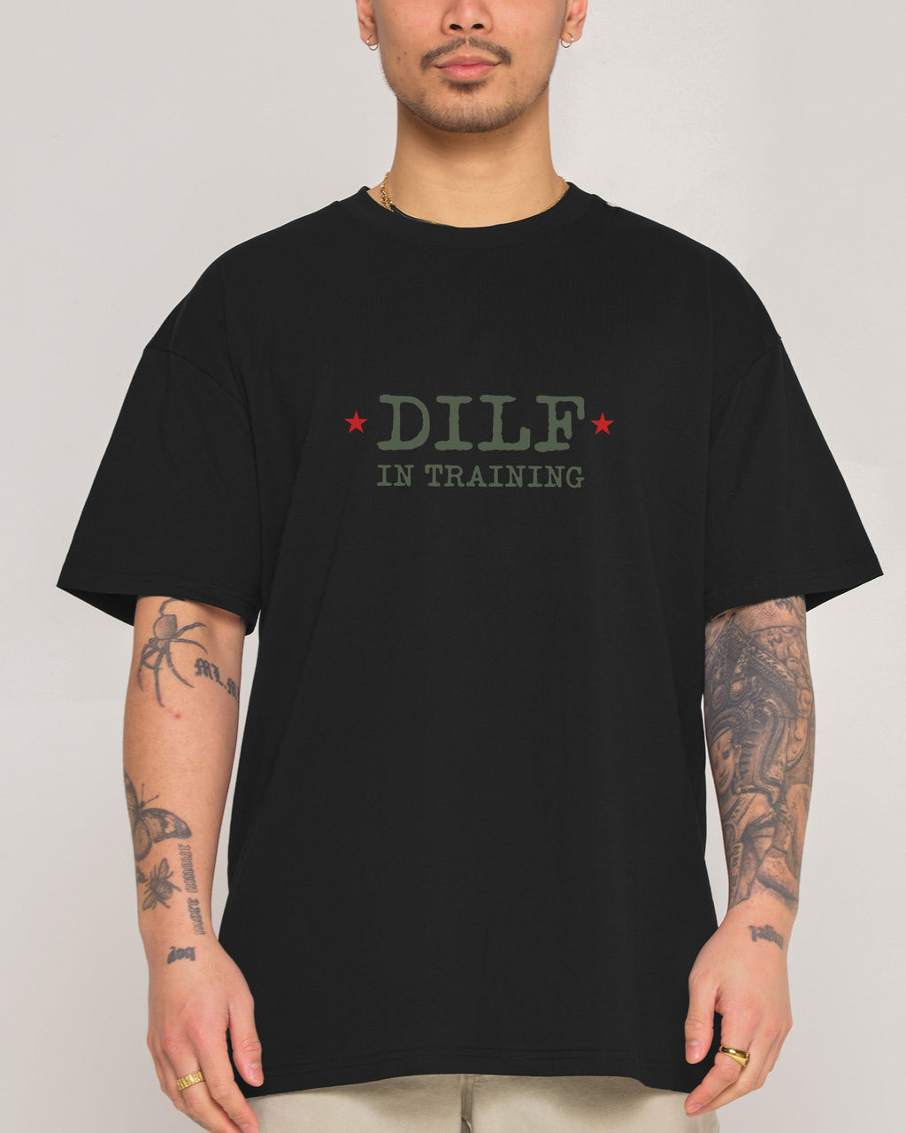 Dilf in Training - Adult & Kids T-Shirts, Sweatshirts & Hoodies apparel design preview 1